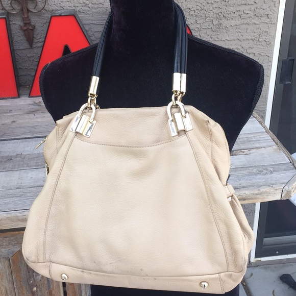Dkny Handbags - DKNY tan/black purse